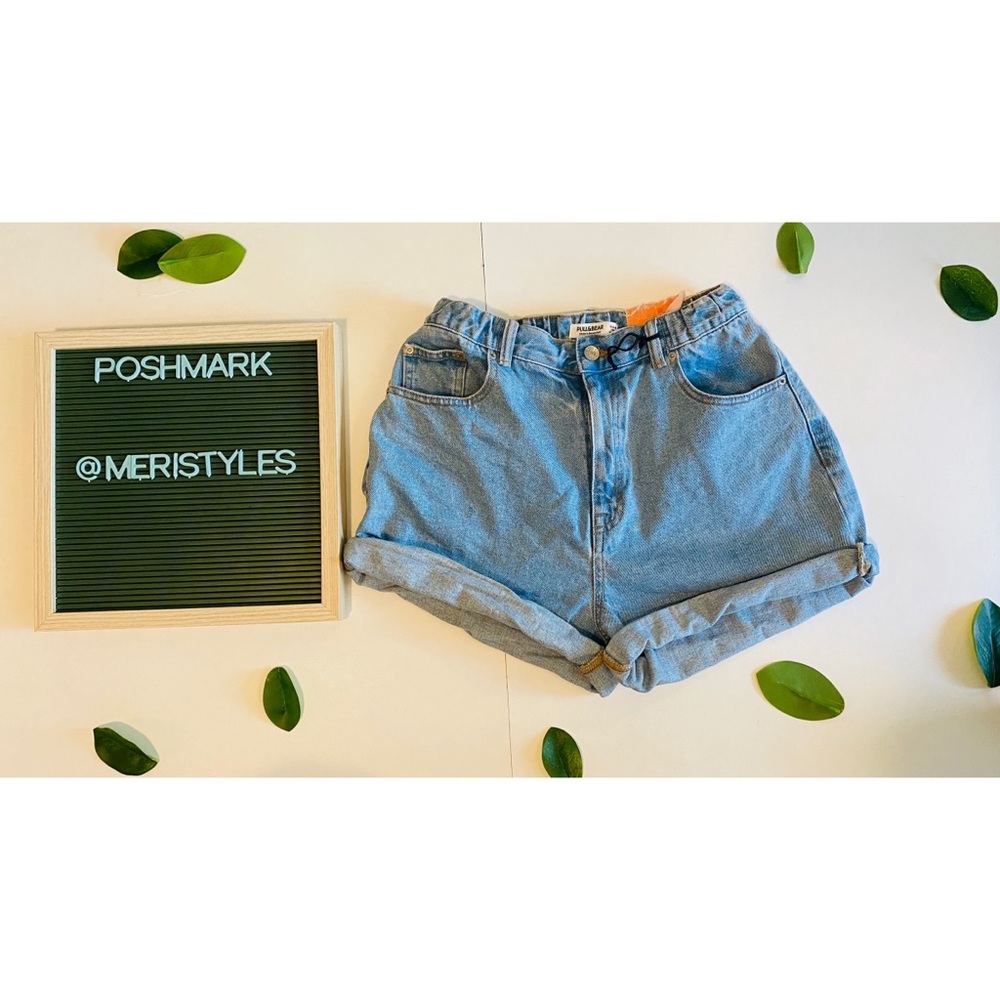 PULL & BEAR mom jean shorts